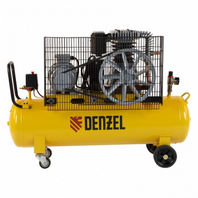 Компрессор воздушный, ременный привод Denzel BCI4000-T/100, 4.0 кВт, 100 литров, 690 л/мин  купить в Хабаровске интернет магазин СТРОЙКИН