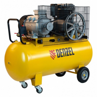 Компрессор воздушный, ременный привод Denzel BCI5500-T/200, 5.5 кВт, 200 литров, 850 л/мин  купить в Хабаровске интернет магазин СТРОЙКИН