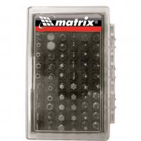 Набор бит с магнитным держателем, CrV, 61 шт. Matrix купить в Хабаровске интернет магазин СТРОЙКИН