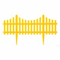 Забор декоративный "Гибкий", 24 x 300 см желтый Palisad