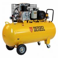 Компрессор воздушный Denzel BCI3000-T/200, ременный привод , 3.0 кВт, 200 литров, 530 л/мин 