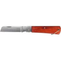 Нож складной, 200 мм, прямое лезвие, деревянная ручка Sparta купить в Хабаровске интернет магазин СТРОЙКИН