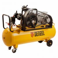 Компрессор воздушный Denzel BCW3000-T/100, ременный привод, 3.0 кВт, 100 литров, 520 л/мин 