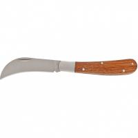 Нож садовый, 170 мм, складной, изогнутое лезвие, деревянная рукоятка Palisad купить на Дальнем Востоке интернет магазин СТРОЙКИН