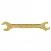 Ключ рожковый, 10 х 11 мм, желтый цинк Сибртех купить в Хабаровске интернет магазин СТРОЙКИН