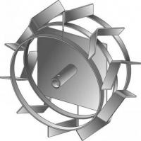 Грунтозацепы ЦЕЛИНА для мотоблока серии "Стандарт" (диаметр 460мм, ширина 180мм, диаметр ступицы 30мм, длина ступицы 70мм)