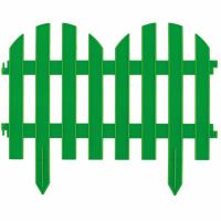 Забор декоративный "Романтика" 28 x 300 см, зеленый Россия Palisad