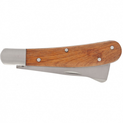 Нож садовый, 173 мм, складной, копулировочный, деревянная рукоятка Palisad купить #REGION_NAME_DECLINE_PP# интернет магазин СТРОЙКИН
