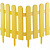 Забор декоративный "Классика" 29 x 224 см, желтый Россия Palisad купить в Хабаровске интернет магазин СТРОЙКИН