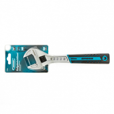 Ключ разводной, 250 мм, CrV, двухкомпонентная ручка Gross купить в Хабаровске интернет магазин СТРОЙКИН