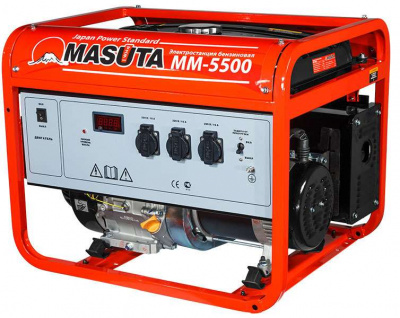 Генератор бензиновый MASUTA MM-5500 купить на Дальнем Востоке интернет магазин СТРОЙКИН