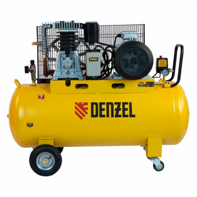 Компрессор воздушный, ременный привод Denzel BCI5500-T/200, 5.5 кВт, 200 литров, 850 л/мин  купить в Хабаровске интернет магазин СТРОЙКИН