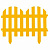 Забор декоративный "Романтика" 28 x 300 см, желтый Россия Palisad купить в Хабаровске интернет магазин СТРОЙКИН