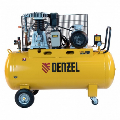 Компрессор воздушный, ременный привод Denzel BCI4000-T/200, 4.0 кВт, 200 литров, 690 л/мин  купить в Хабаровске интернет магазин СТРОЙКИН