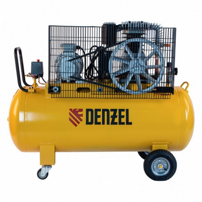 Компрессор воздушный, ременный привод Denzel BCI4000-T/200, 4.0 кВт, 200 литров, 690 л/мин  купить в Хабаровске интернет магазин СТРОЙКИН