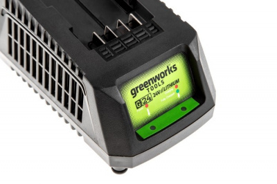 Зарядное устройство Greenworks G-24 24V G24C купить в Хабаровске интернет магазин СТРОЙКИН