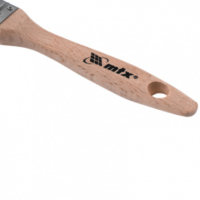Кисть плоская Platinum 1.5", искусственная щетина, деревянная ручка MTX купить в Хабаровске интернет магазин СТРОЙКИН