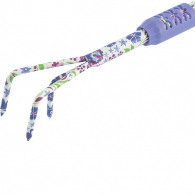 Рыхлитель 3-зубый, 60 x 430 мм, стальной, удлиненная рукоятка, Flower Mint Palisad купить в Хабаровске интернет магазин СТРОЙКИН