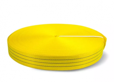 Лента текстильная TOR 7:1 90 мм 13500 кг (желтый) купить в Хабаровске интернет магазин СТРОЙКИН