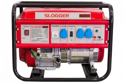 Генератор бензиновый  SLOGGER GP 4500 4,0 кВт купить в Хабаровске интернет магазин СТРОЙКИН