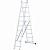 Лестница, 2 х 10 ступеней, алюминиевая, двухсекционная, Россия, Сибртех купить в Хабаровске интернет магазин СТРОЙКИН