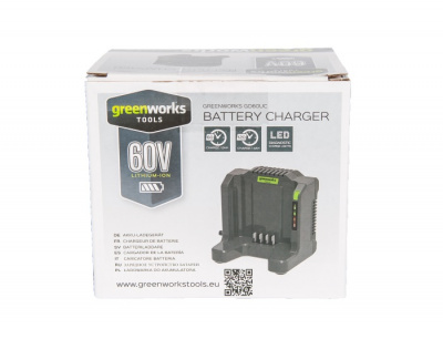 Зарядное устройство Greenworks 60V G60UC купить в Хабаровске интернет магазин СТРОЙКИН