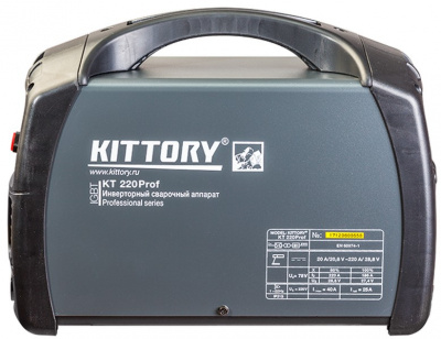 Инверторный сварочный аппарат  KITTORY KT 220 Prof купить #REGION_NAME_DECLINE_PP# интернет магазин СТРОЙКИН