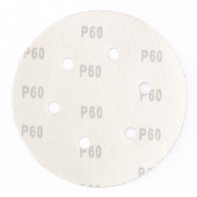 Круг абразивный на ворсовой подложке под "липучку", перфорированный, P 60, 150 мм, 5 шт Matrix купить в Хабаровске интернет магазин СТРОЙКИН