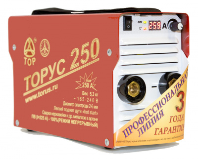 Сварочный аппарат ТОРУС 250 НАКС купить в Хабаровске интернет магазин СТРОЙКИН