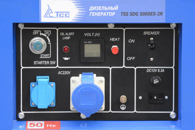 Дизель генератор TSS SDG 5000ES-2R купить в Хабаровске интернет магазин СТРОЙКИН