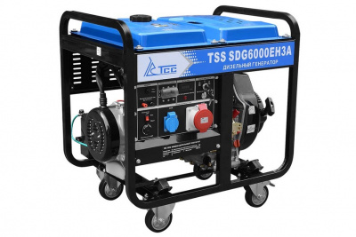 Дизельный генератор TSS SDG 6000EH3A 6,5 кВт 380 В купить на Дальнем Востоке интернет магазин СТРОЙКИН