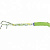 Рыхлитель 3-зубый, 55 x 385 мм, стальной, пластиковая рукоятка, Flower Green Palisad купить в Хабаровске интернет магазин СТРОЙКИН