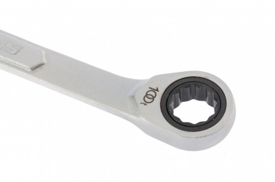Ключ комбинированный трещоточный, 15 мм, количество зубьев 100 Gross купить в Хабаровске интернет магазин СТРОЙКИН
