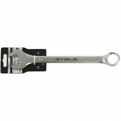 Ключ комбинированный, 25 мм, CrV, матовый хром Stels купить в Хабаровске интернет магазин СТРОЙКИН