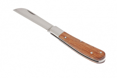 Нож садовый, 173 мм, складной, прямое лезвие, деревянная рукоятка Palisad купить #REGION_NAME_DECLINE_PP# интернет магазин СТРОЙКИН