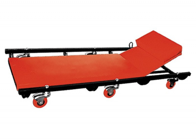 Лежак ремонтный на шести колесах, 1030 х 440 х 120 мм, поднимающийся подголовник Matrix купить в Хабаровске интернет магазин СТРОЙКИН