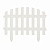 Забор декоративный "Винтаж" 28 x 300 см, белый Россия Palisad купить в Хабаровске интернет магазин СТРОЙКИН