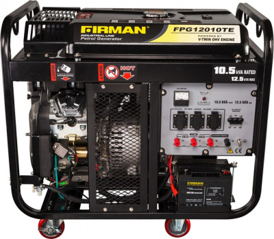 Генератор бензиновый  FIRMAN FPG12010TE 4-х тактный 9,5 кВт 380/220 купить в Хабаровске интернет магазин СТРОЙКИН