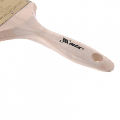 Кисть плоская Golden 3", искусственная щетина, деревянная ручка MTX купить в Хабаровске интернет магазин СТРОЙКИН