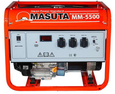 Генератор бензиновый MASUTA MM-5500 купить на Дальнем Востоке интернет магазин СТРОЙКИН
