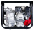 Бензиновая мотопомпа Fubag PTH 600 ST слабозагрязненная (Honda 700 л/м) купить в Хабаровске интернет магазин СТРОЙКИН