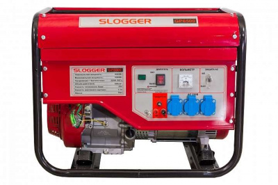 Генератор бензиновый  SLOGGER GP 6500 5,5 кВт купить на Дальнем Востоке интернет магазин СТРОЙКИН