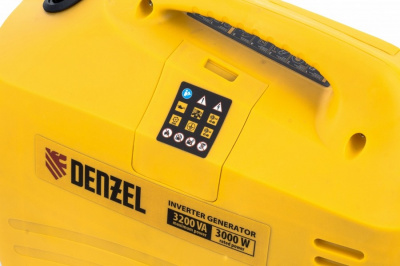 Генератор инверторный Denzel GT-3200iSE, 3,2 кВт, 230 В купить в Хабаровске интернет магазин СТРОЙКИН