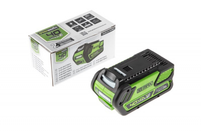 Аккумулятор Greenworks G-MAX 40V 4 Ач G40B4 Li-Ion купить в Хабаровске интернет магазин СТРОЙКИН