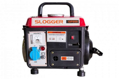 Генератор бензиновый  SLOGGER GP 950 0,65 кВт купить в Хабаровске интернет магазин СТРОЙКИН