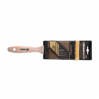 Кисть плоская Golden 2.5", искусственная щетина, деревянная ручка Mtx купить в Хабаровске интернет магазин СТРОЙКИН