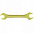 Ключ рожковый, 19 х 22 мм, желтый цинк Сибртех купить в Хабаровске интернет магазин СТРОЙКИН